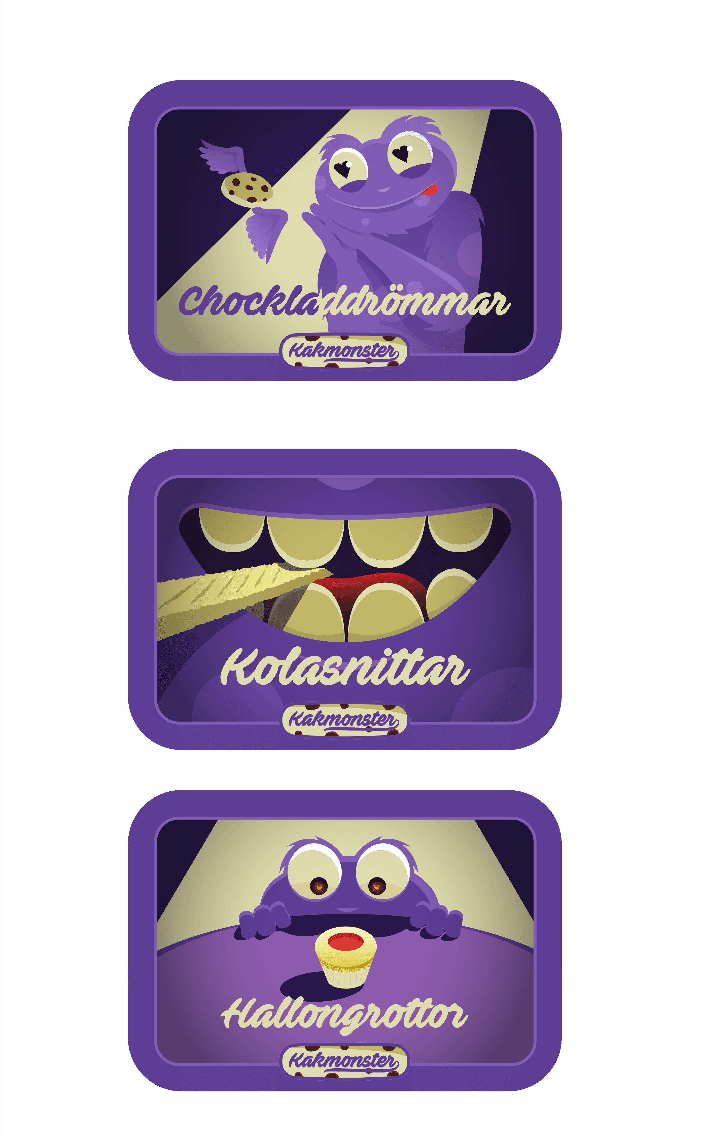 Kakmonster website on different devices