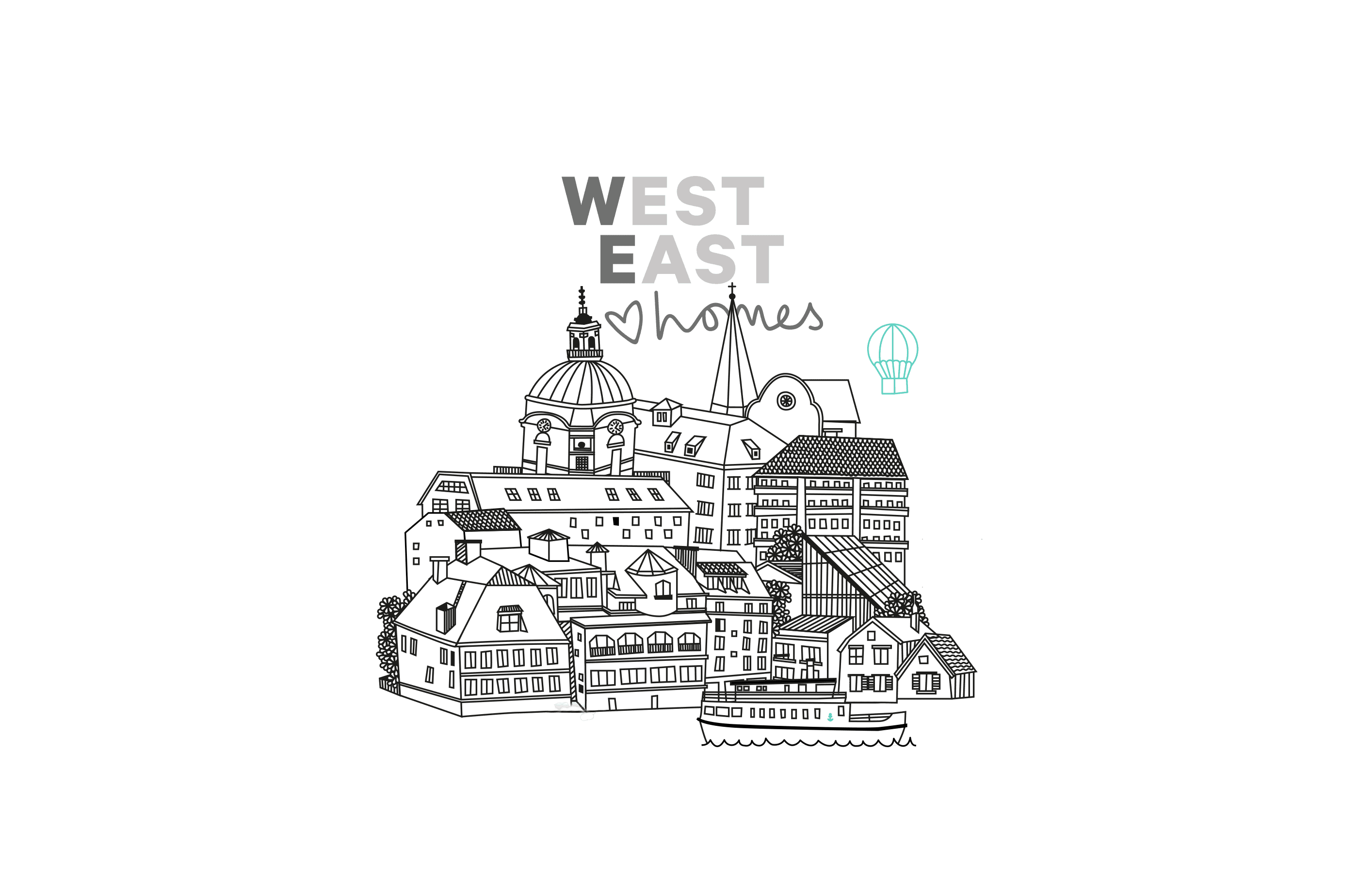 West East logo